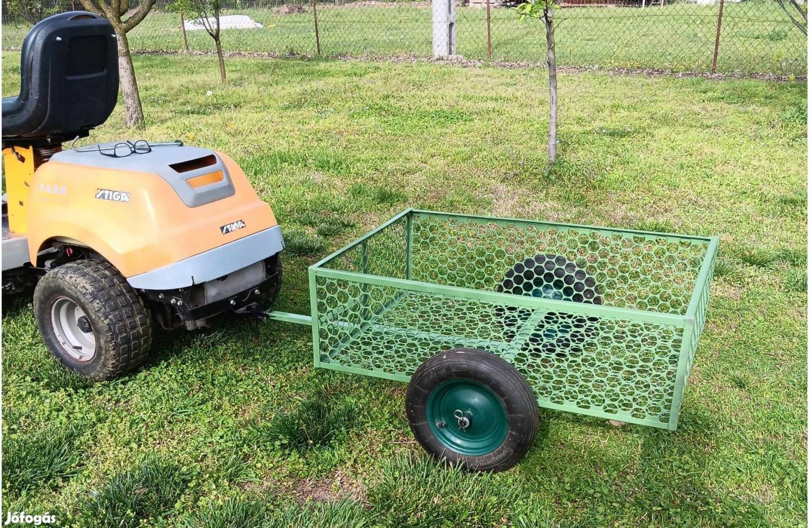 Fűnyírótraktor fűnyíró traktor utánfutó