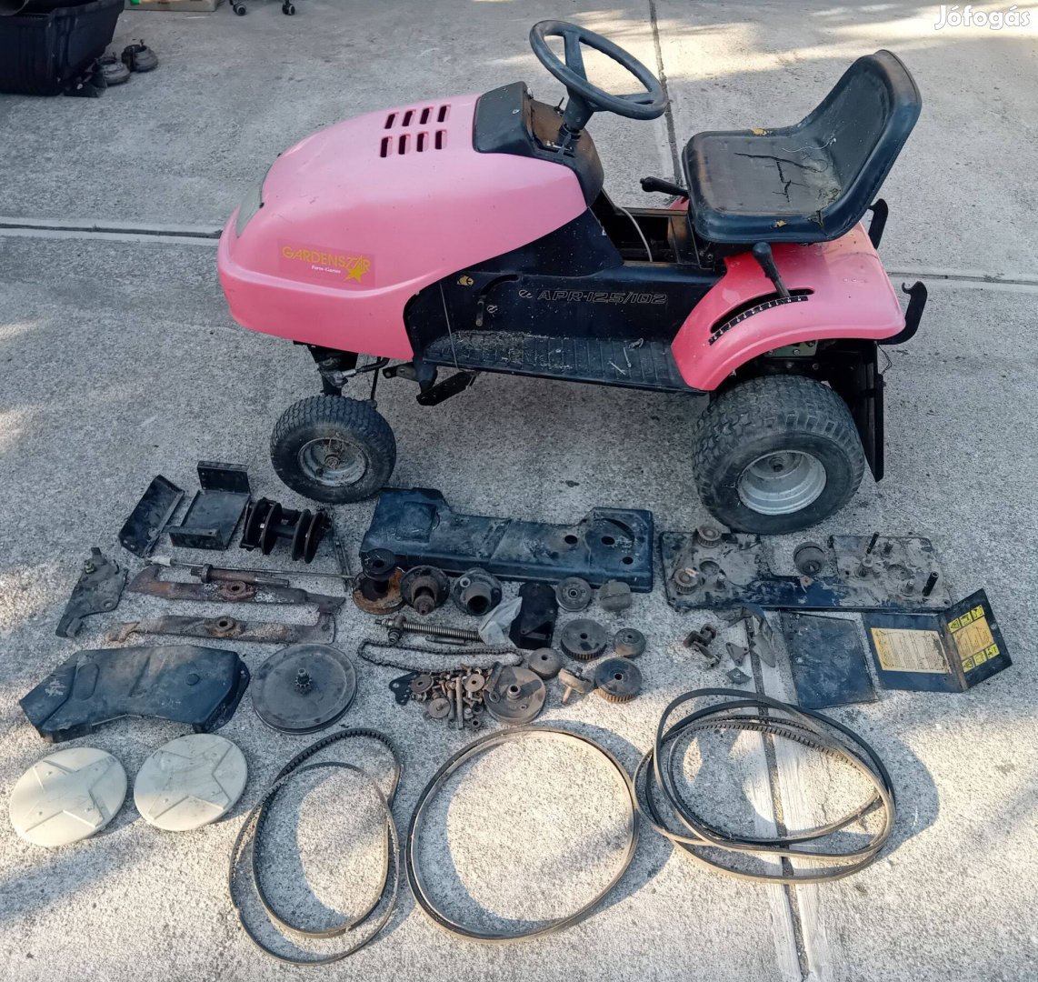 Fűnyírótraktor motor nélkül Fűnyíró traktor