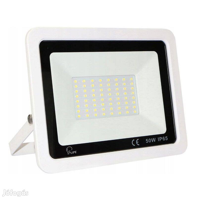 Fupe ML-TG006 kültéri led reflektor, 50W, 5000lum, 6500K, IP65 - fehér