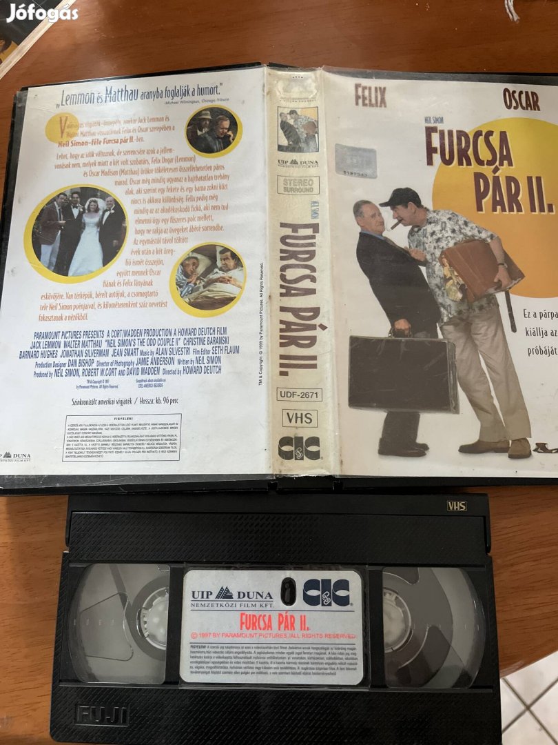 Furcsa pár 2 vhs