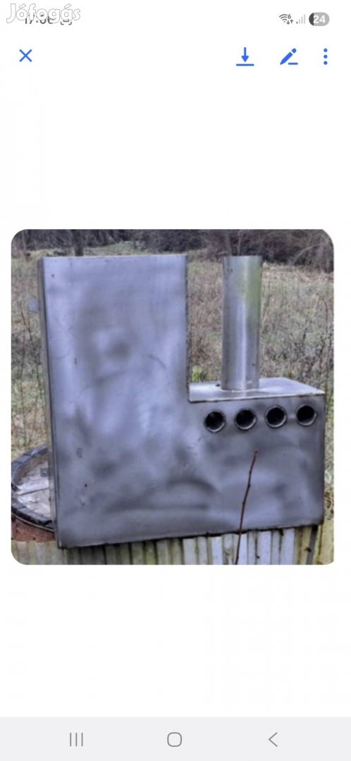 Fürdö dézsa kályha