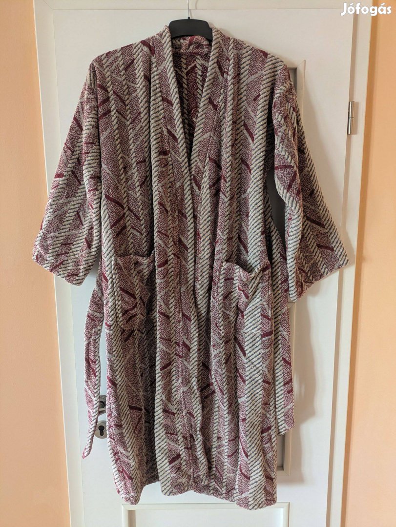 Fürdőköpeny mintával pamutból