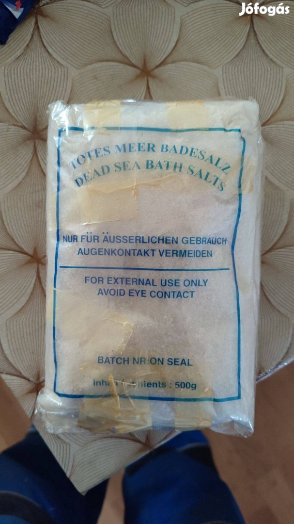 Fürdősó eredeti csomagolásában