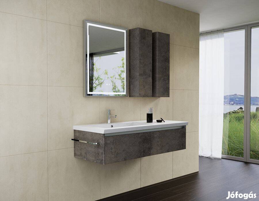 Fürdőszoba bútor,JANA 125/ 1F, tükör, F80 1A országos szállításs