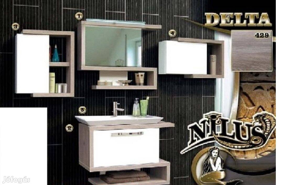 Fürdőszoba bútor, G Nilus DELTA színben , 429, Országos szállítá