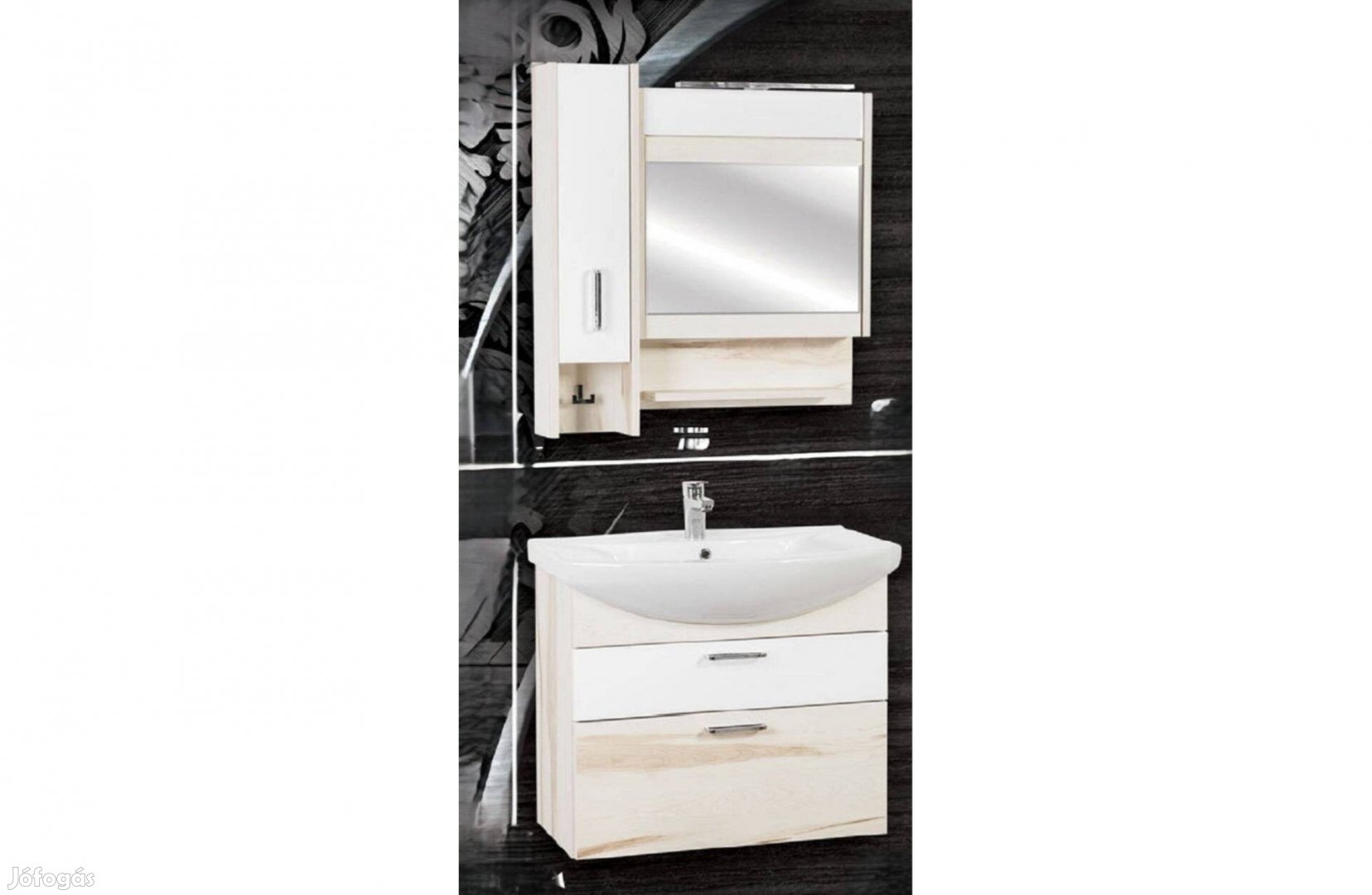 Fürdőszoba bútor, G START 75 és kieg. Kréta színben.