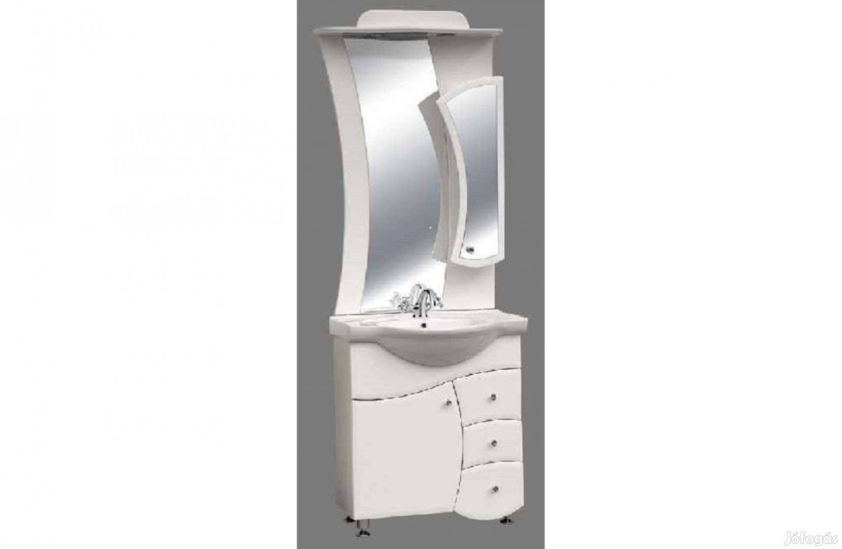 Fürdőszoba bútor, G Trend 65, kieg. fehér színben Országos szállításs