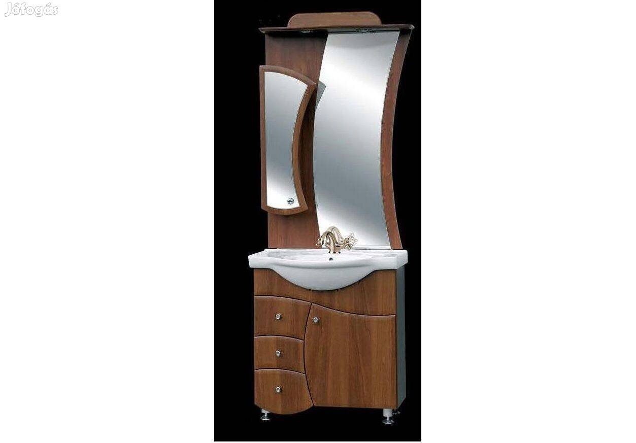 Fürdőszoba bútor, G Trend 75, kieg. Dió színben eladó. Országos száll