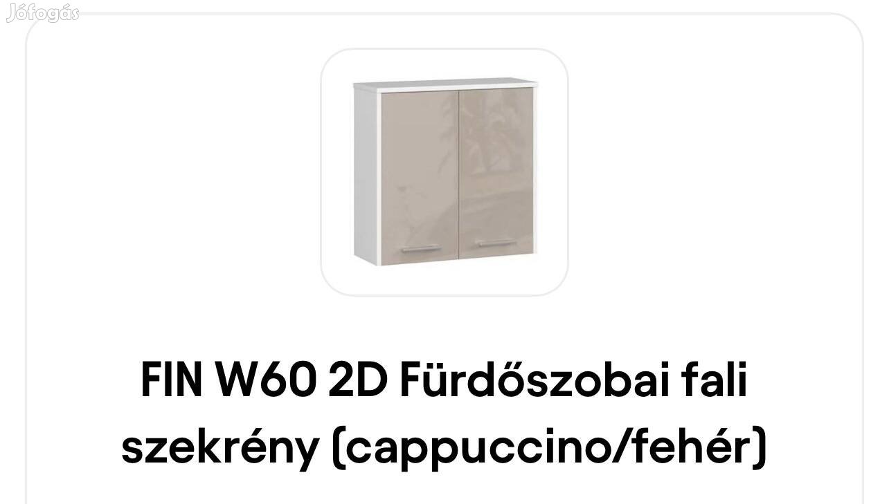 Fürdőszoba szekrény új