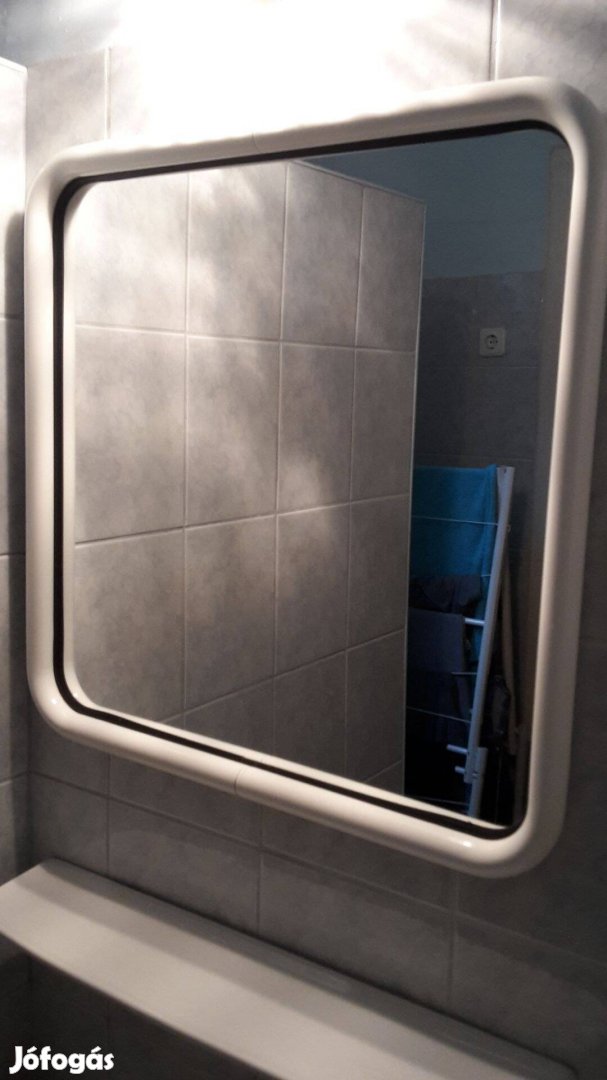 Fürdőszoba tükör,kerámia polc és kerámia szappantartó