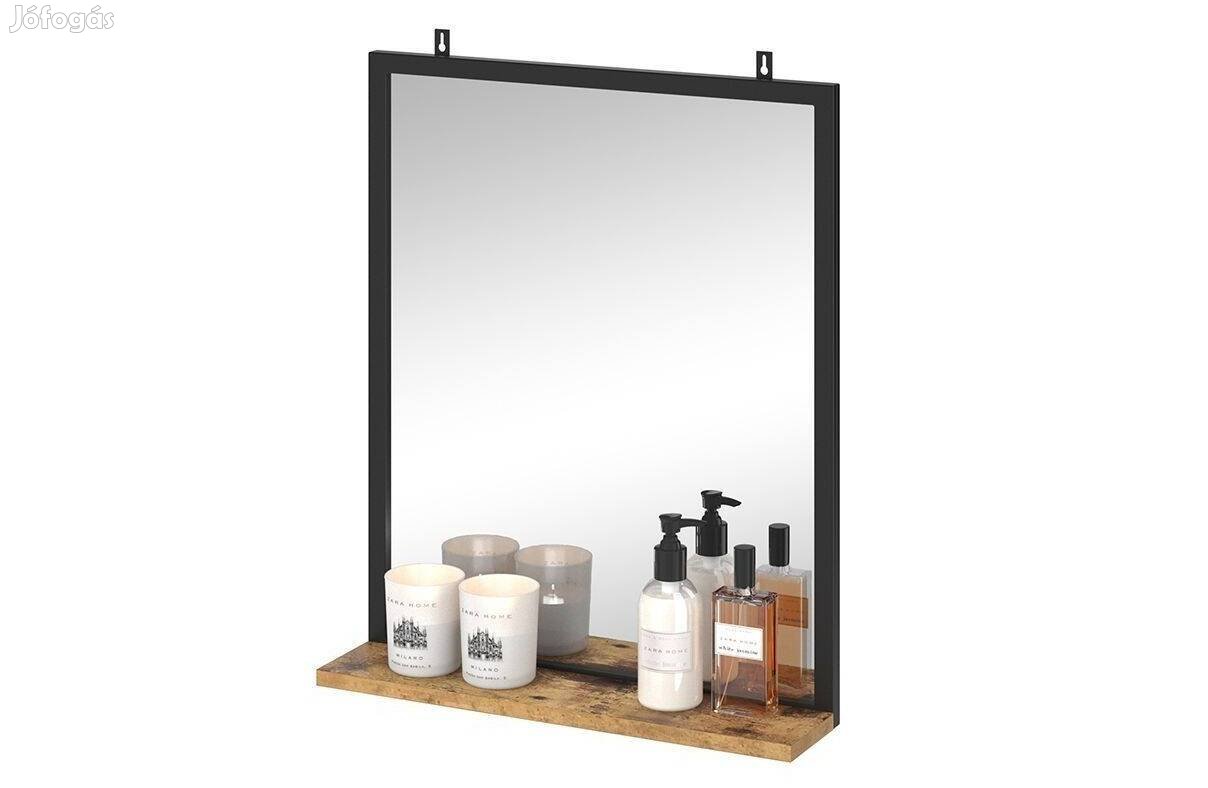 Fürdőszobai tükör, old style/fekete, 50x60x12 cm ,Vicco ,Új