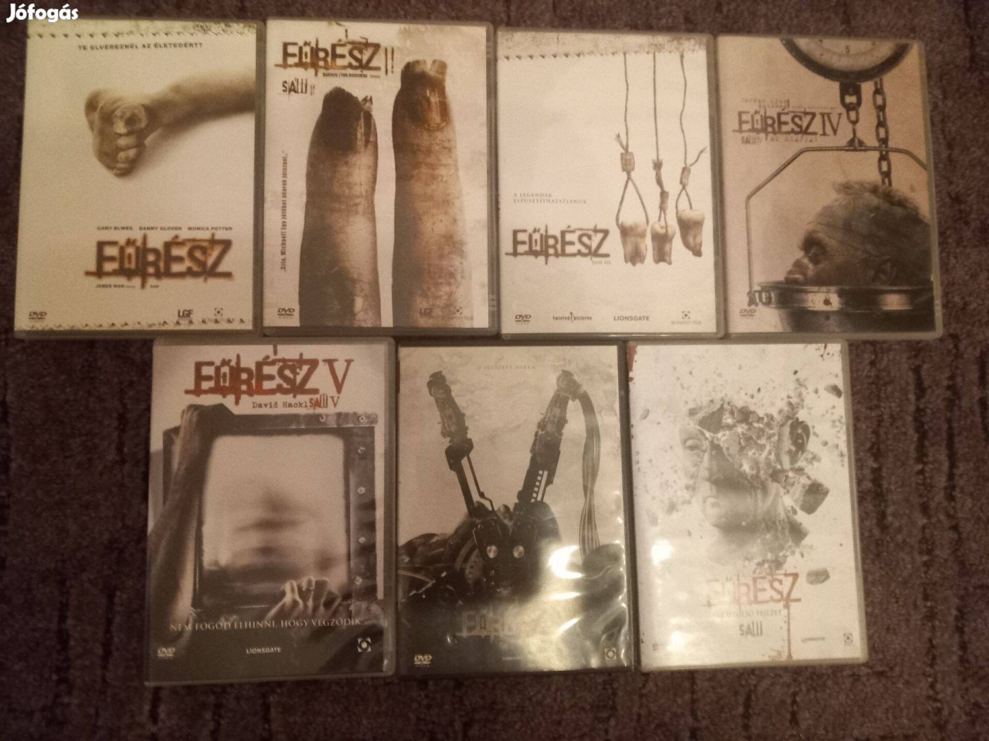 Fűrész 1-7 DVD Gyűjtemény