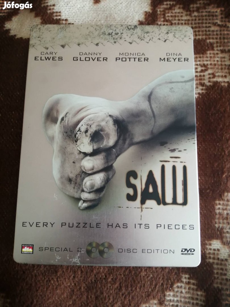 Fűrész /SAW/ Steelbook DVD! Külföldi kiadású! 