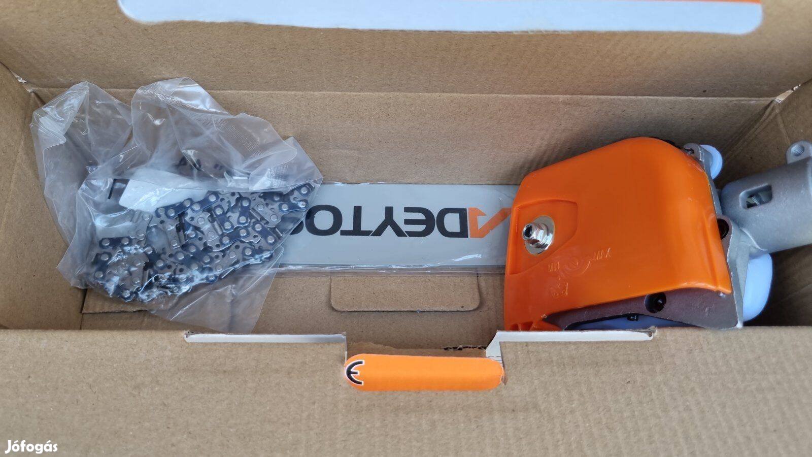 Fűrész adapter automata olajozással, 26mm 7 bordás adapter, fűkaszához