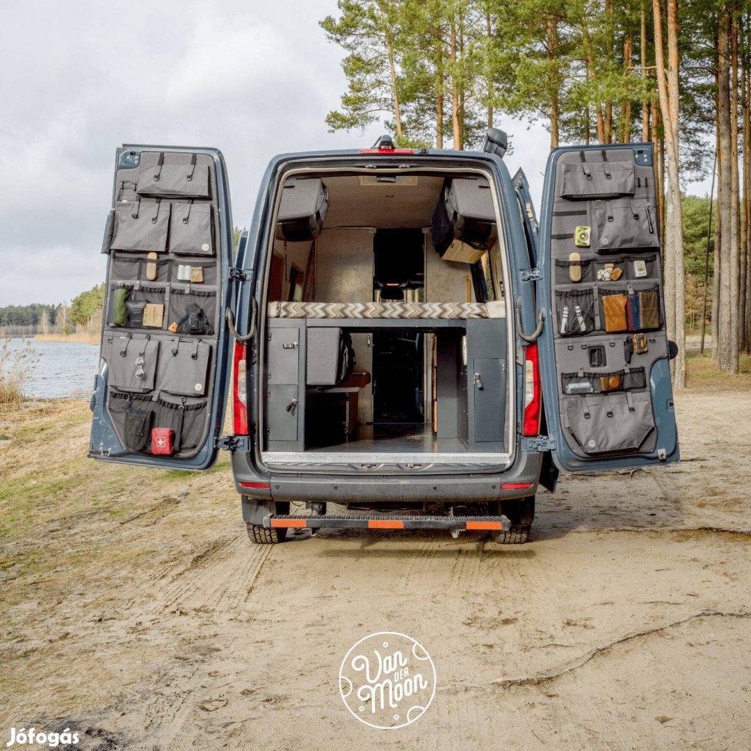 Furgon, lakóautó, lakókocsi berendezés, tároló, felszerelésk