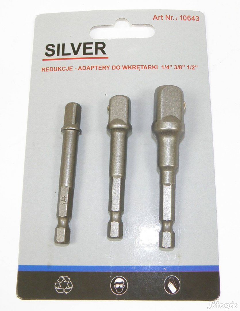 Fúrógépbe-csavarozóba fogható dugókulcs adapter