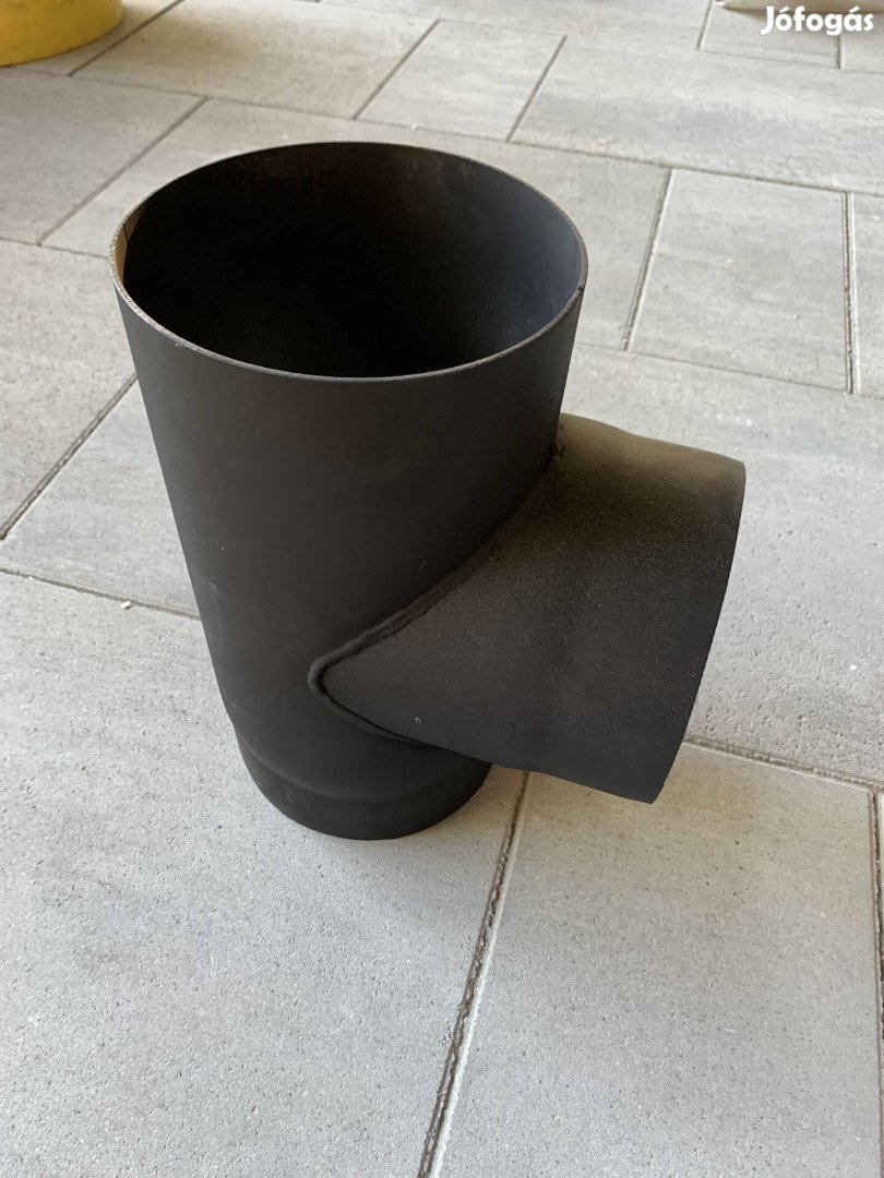 Füstcső T idom 160mm eladó