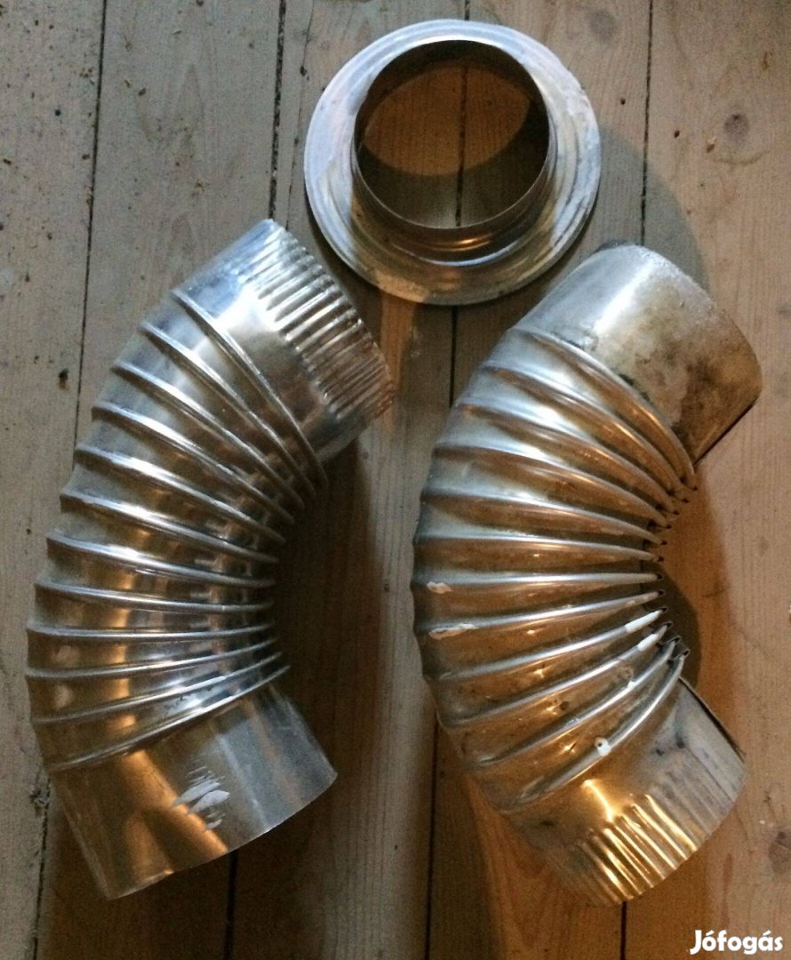 Füstcső könyök 132/90 aluminium