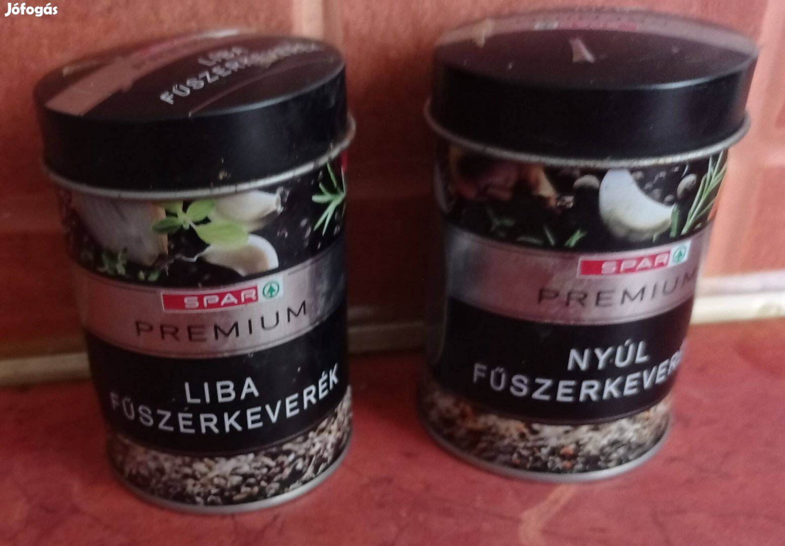 Fűszertartó készlet fém 2 db-os