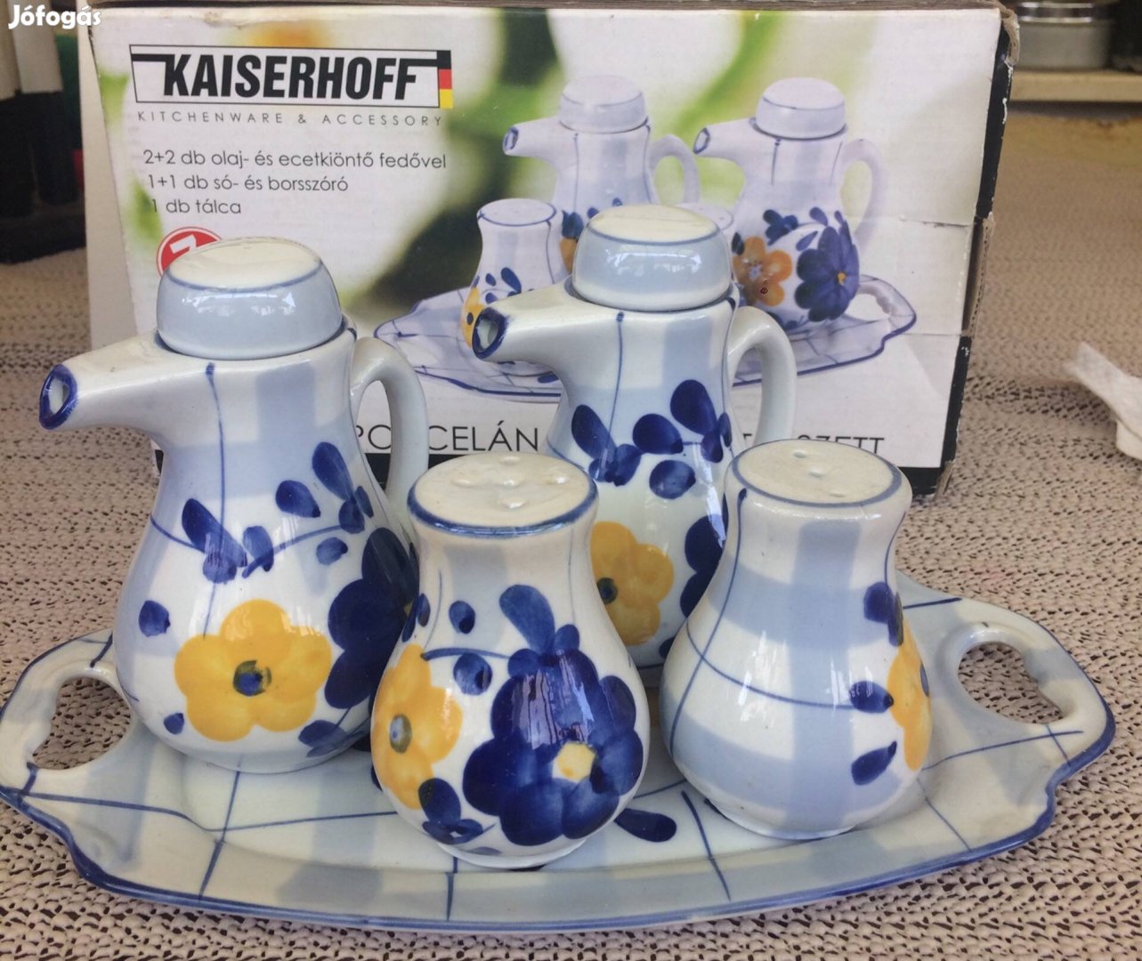 Fűszertartó porcelán