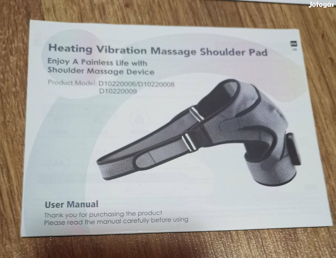 Fűthető és vibrációs vállmasszírozó Új