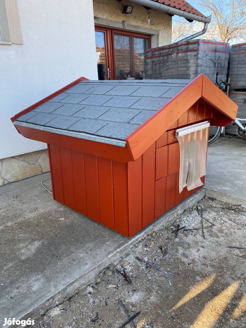 Fűthető kutyaház termosztáttal