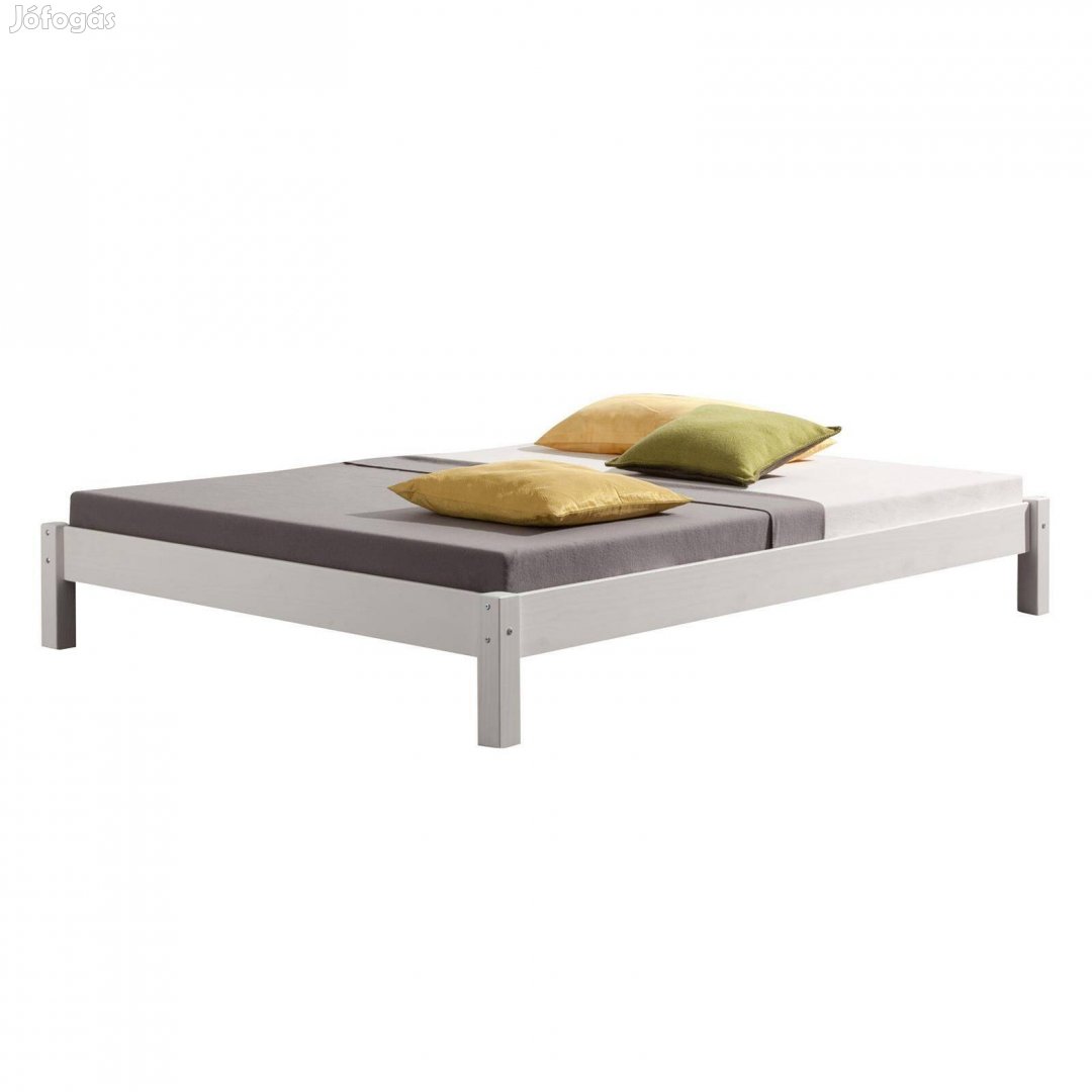 Futon Taifun Ágy Fehér Lakkozott 120X200CM Outlet bútor