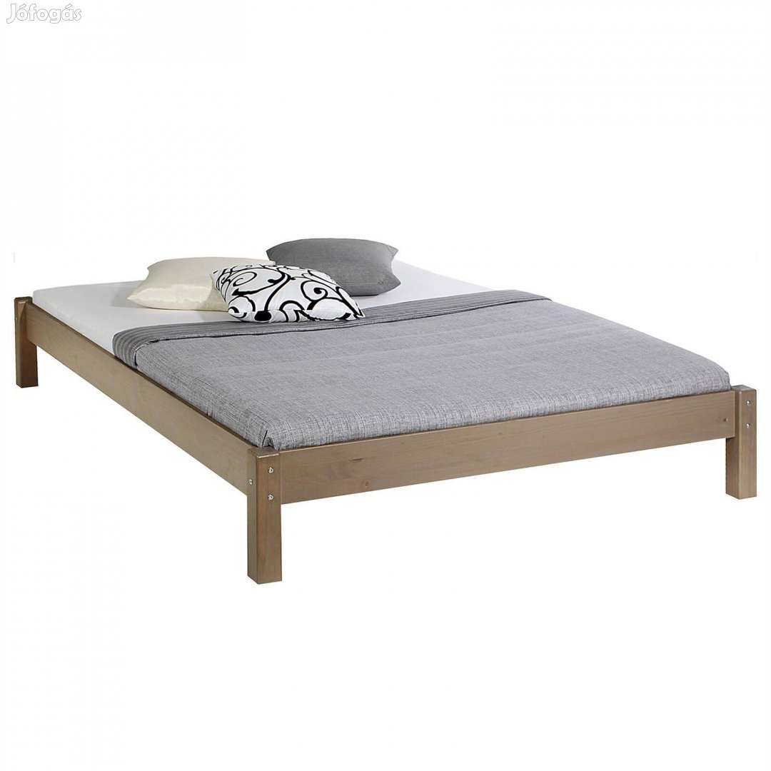 Futon Taifun Ágy Tópszínű Lakkozott 140X190CM Outlet bútor