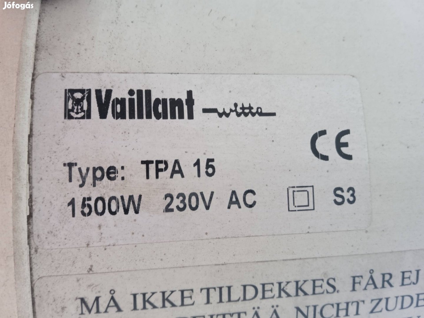 Fűtőpanel Vaillant 