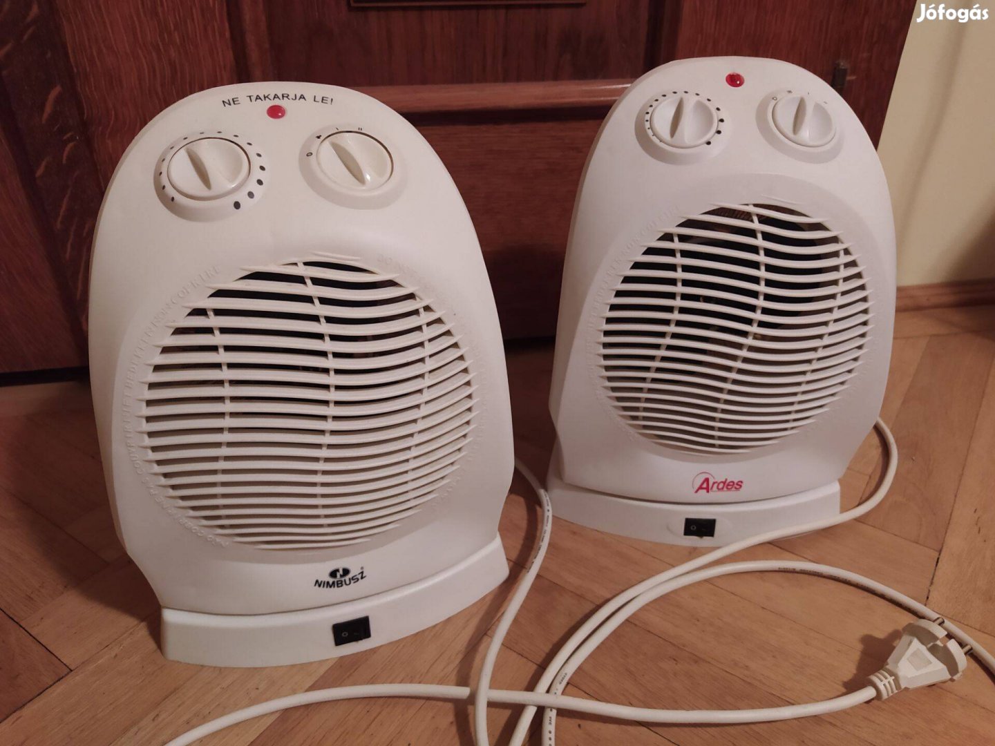 Fűtőventilátor, fűtő ventilátor, ventillátor, hősugárzó 2 db