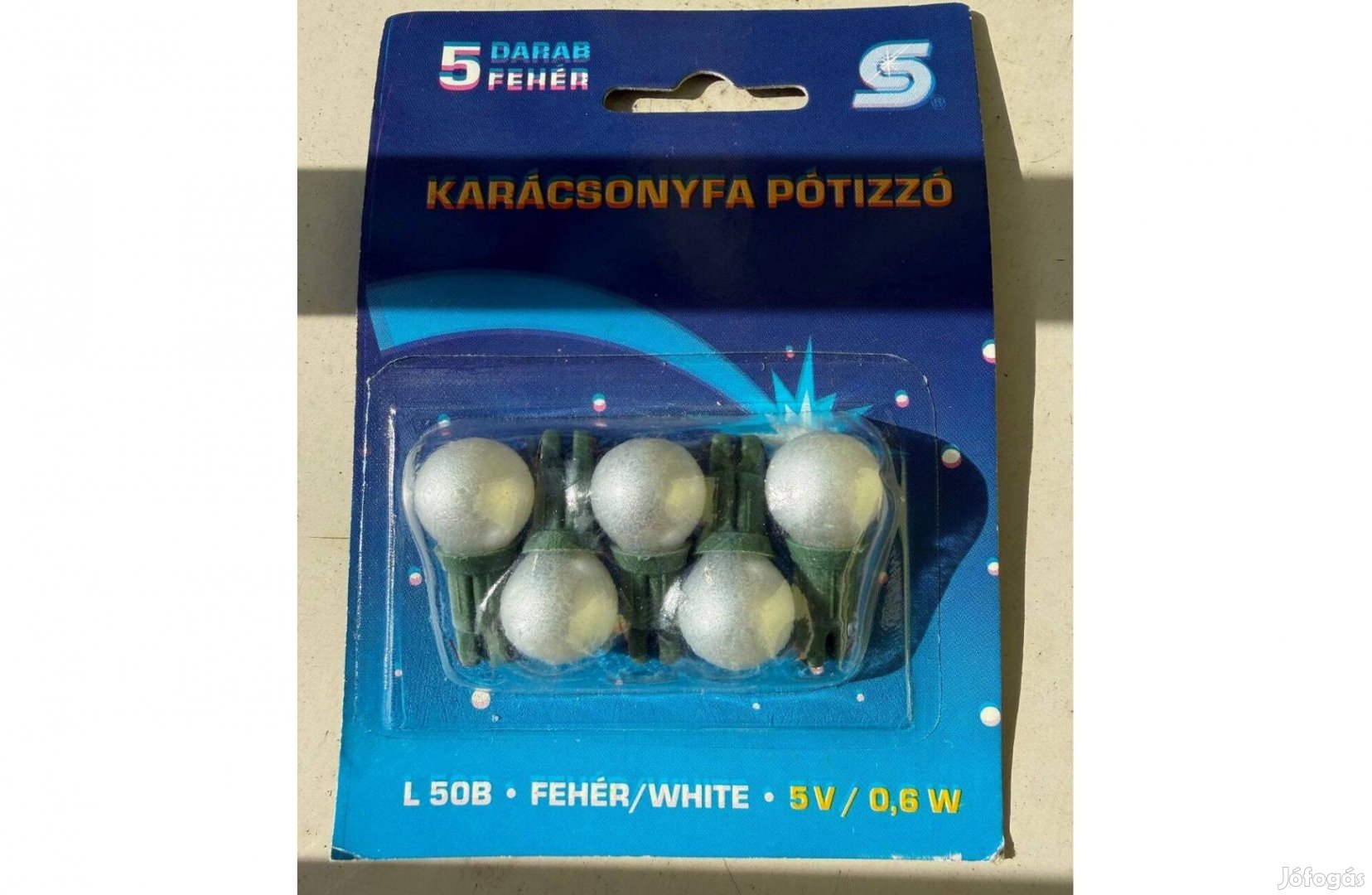 Füzérsor pótizzó 5V 0,6W