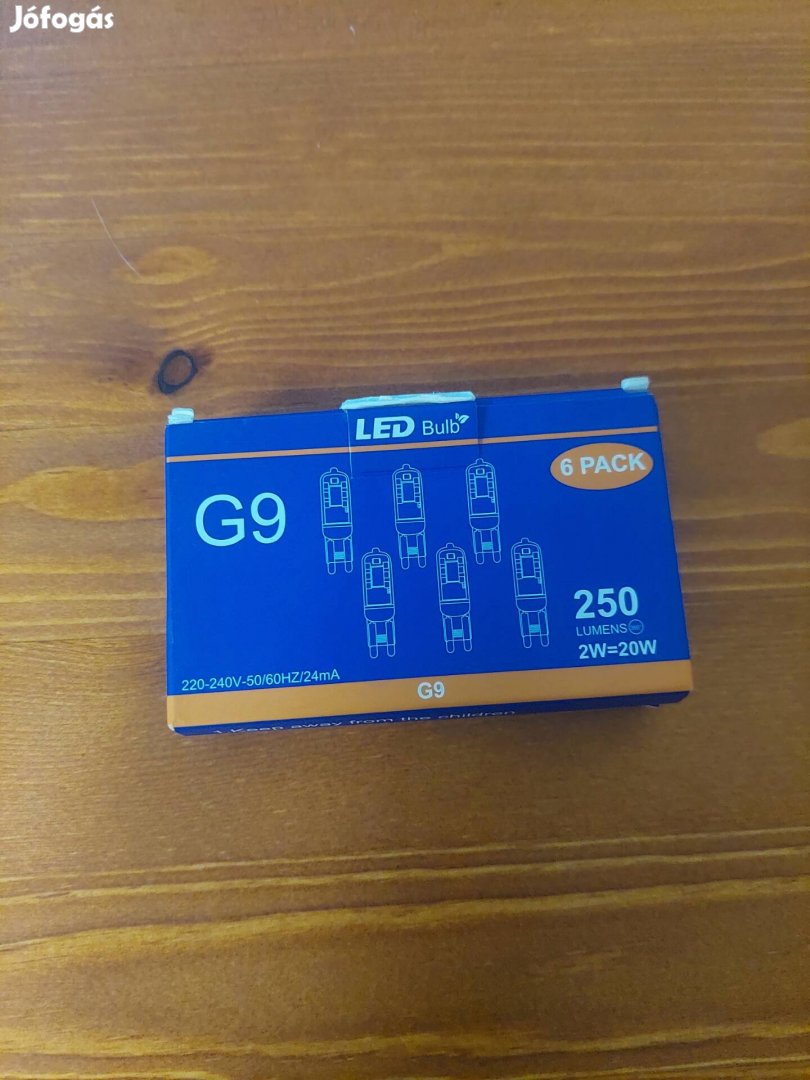 G9 led izzó  6db