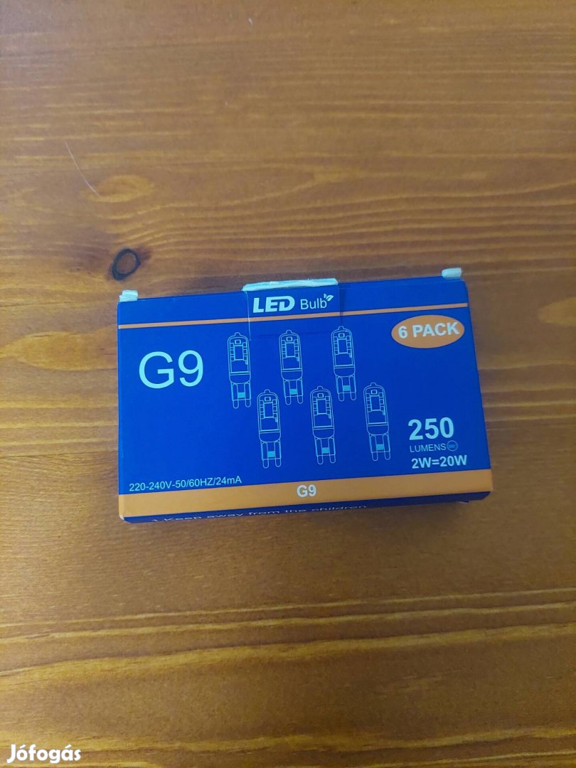 G9 led izzó  6db