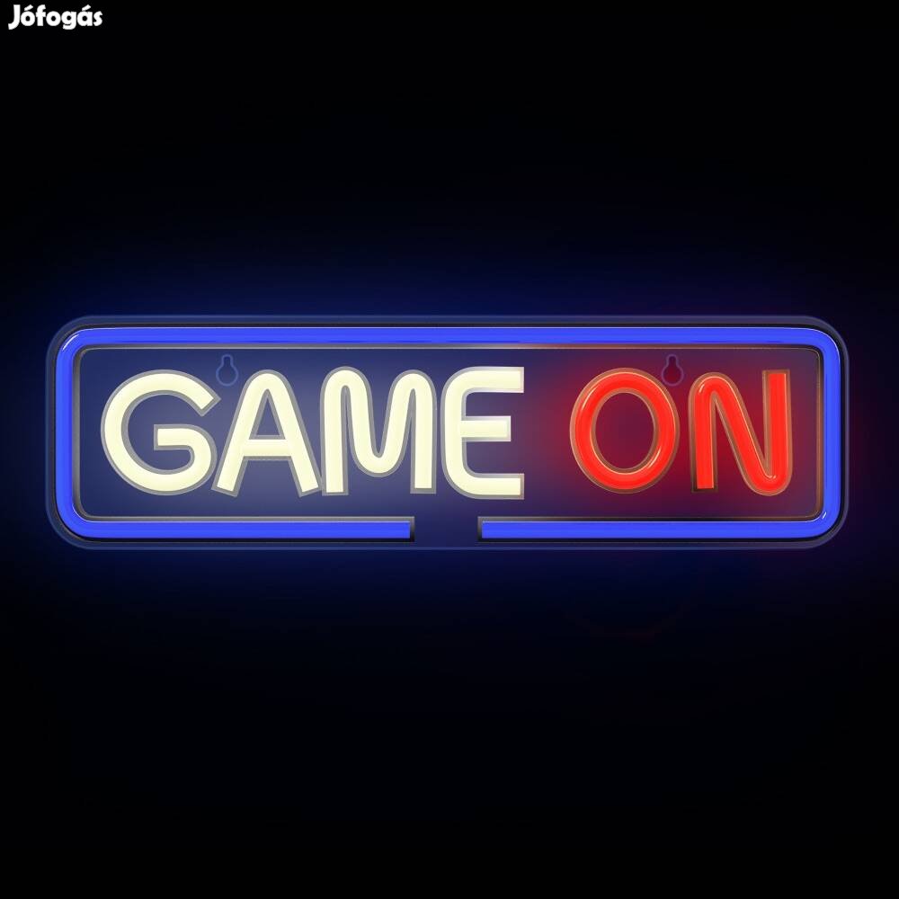 GAME ON LED lámpa