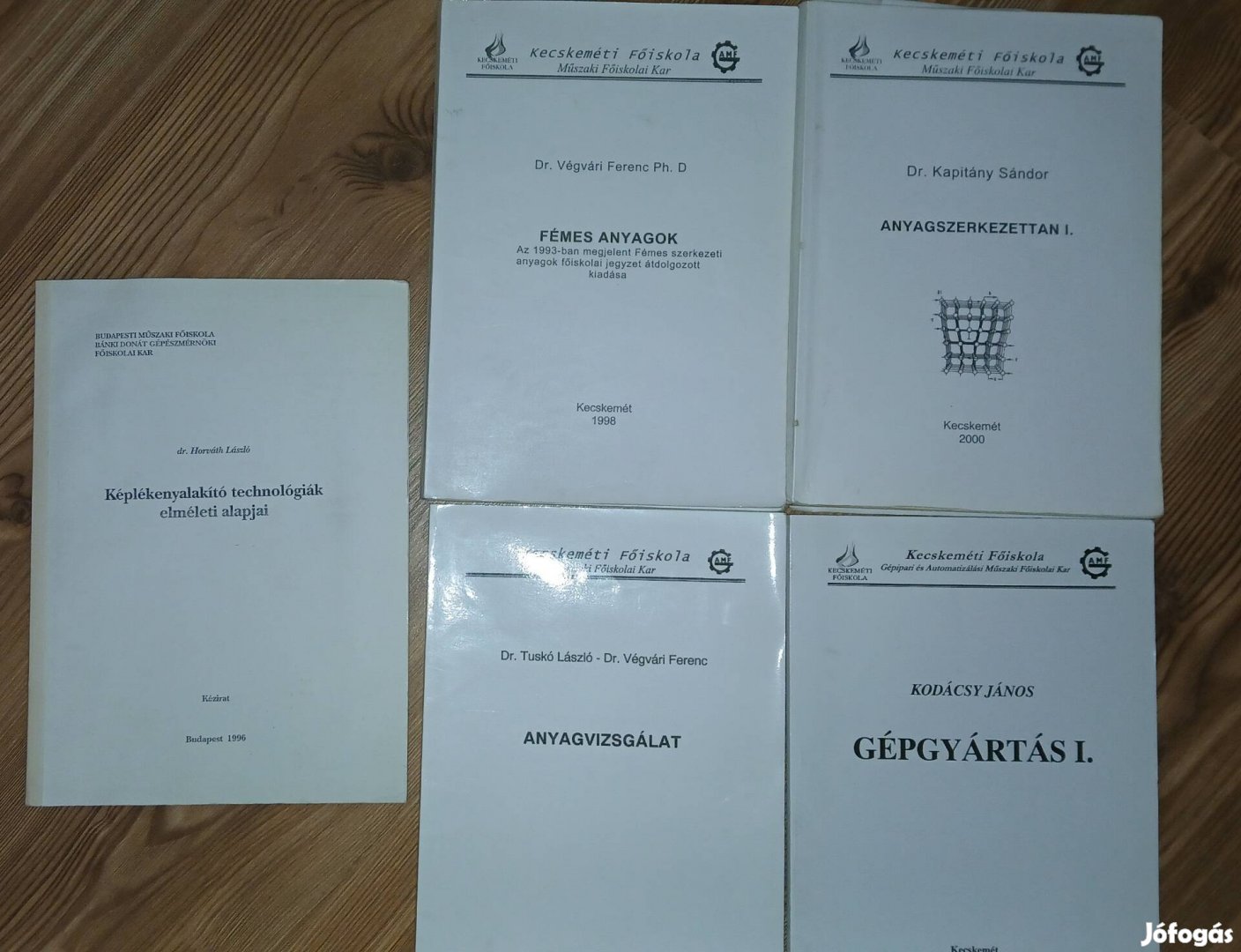 GAMF Kecskeméti Főiskola Gépészmérnök tankönyvek