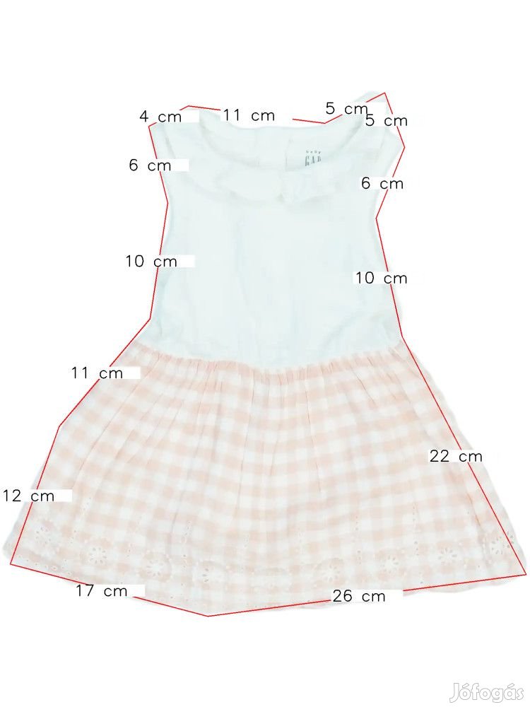 GAP Új (címkés) Lány Ruha (Méret: 80)