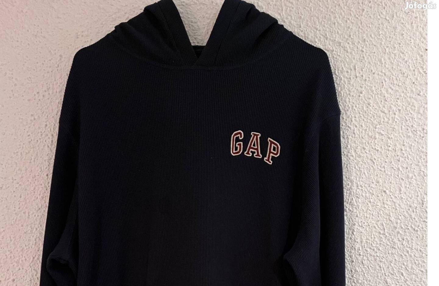 GAP sportos, sötétkék kapucnis felső újszerű, unisex