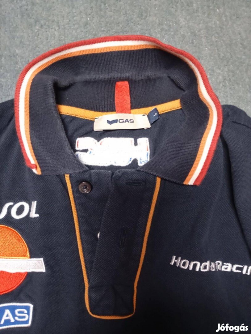 GAS Honda Repsol galléros póló