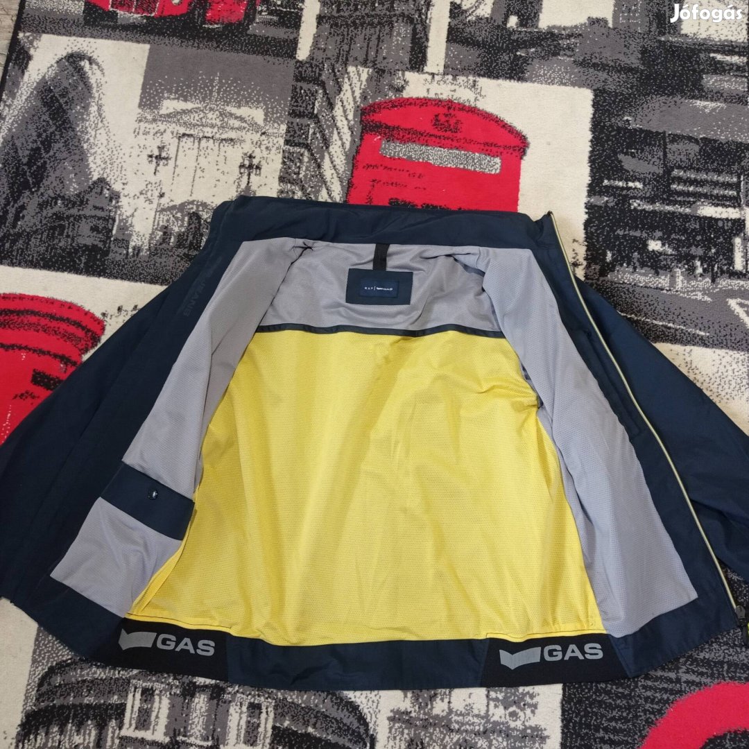 GAS Jeans férfi tavaszi kabát L méret sötétkék