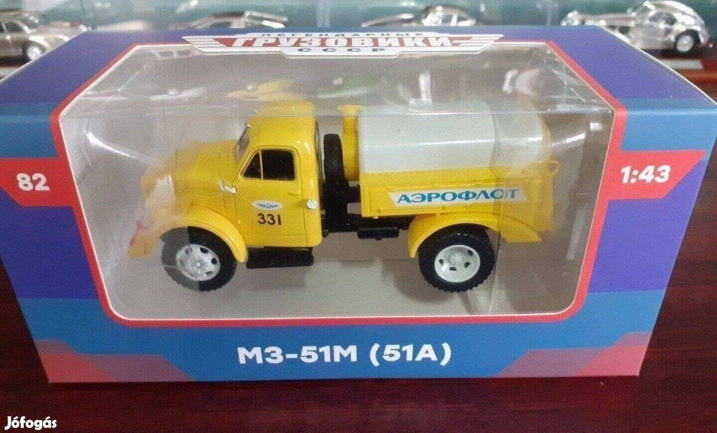 GAZ 51A MZ 51M Legendarnie Tgk kisauto modell 143 Eladó