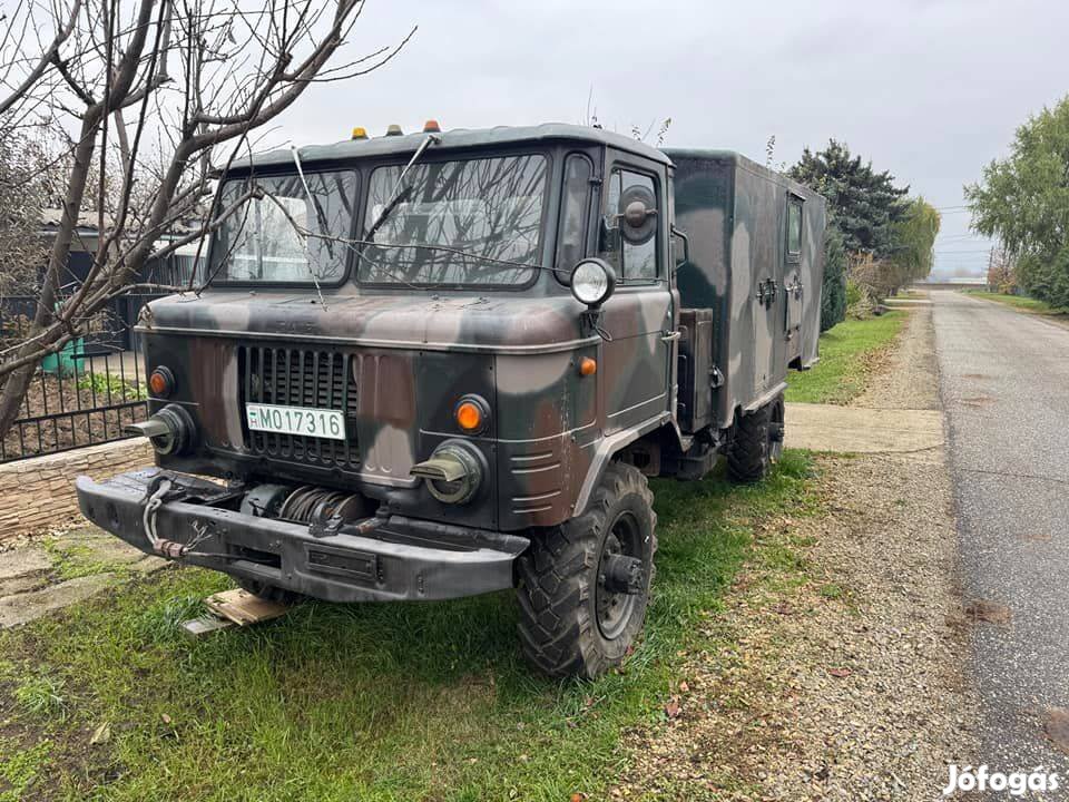 GAZ 66 katonai "bunker"