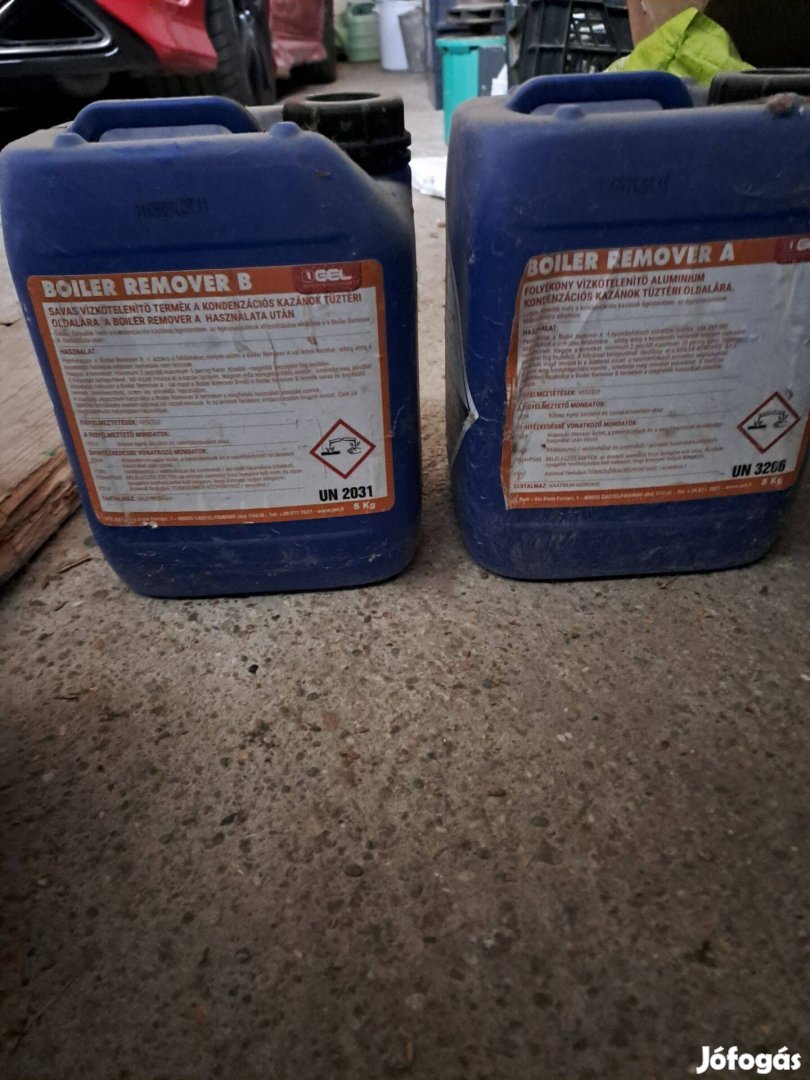 GEL boiler remover alu kazán Vízkőoldó vízkőtelenítő vízkőmentesítő