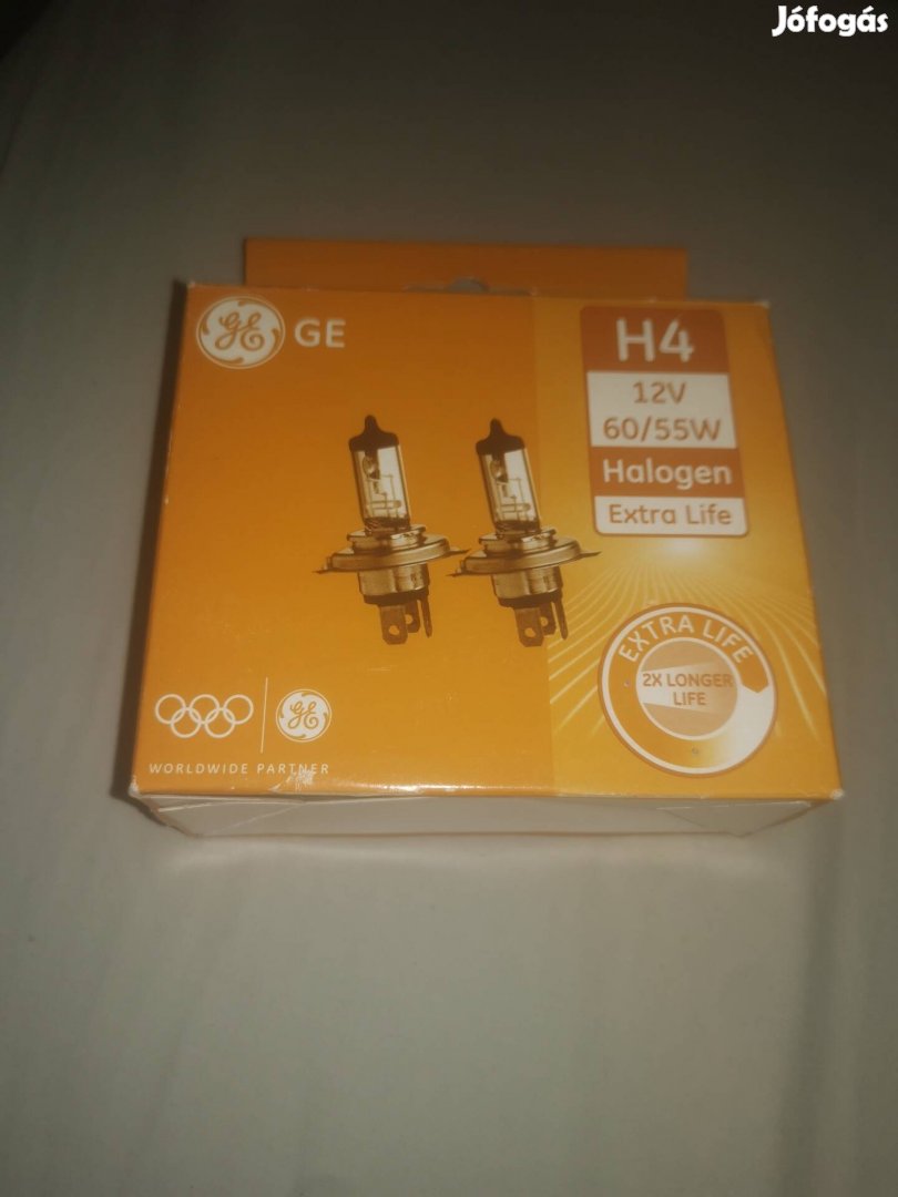 GE Extra LIFE H4 Autó Izzó 12V 60/5W