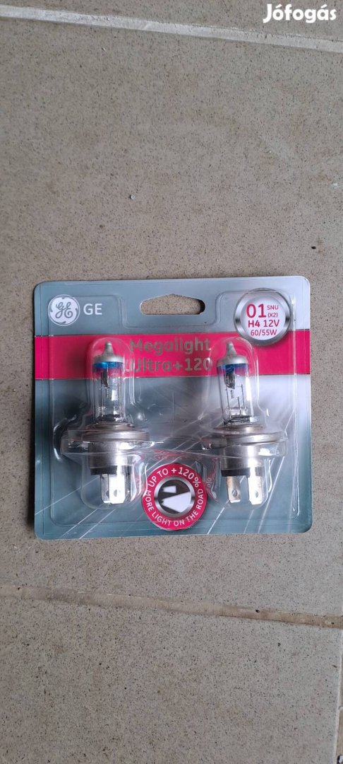 GE Megalight ultra 120 H4 izzó szett eladó!