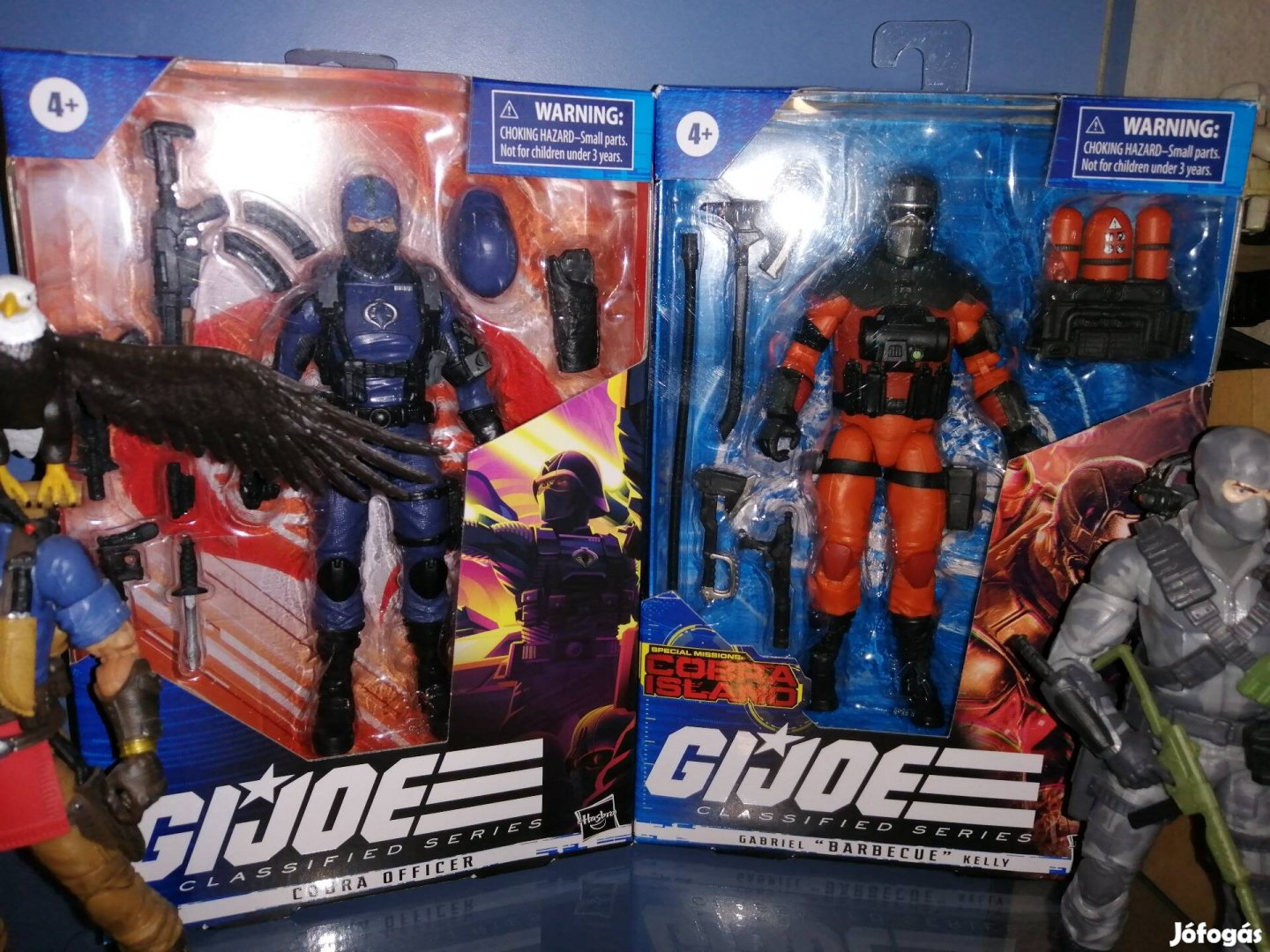 GI JOE Classified Barbecue & Cobra Officer figura. 