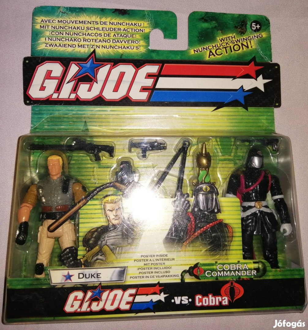 GI JOE figurák, bontatlan. 