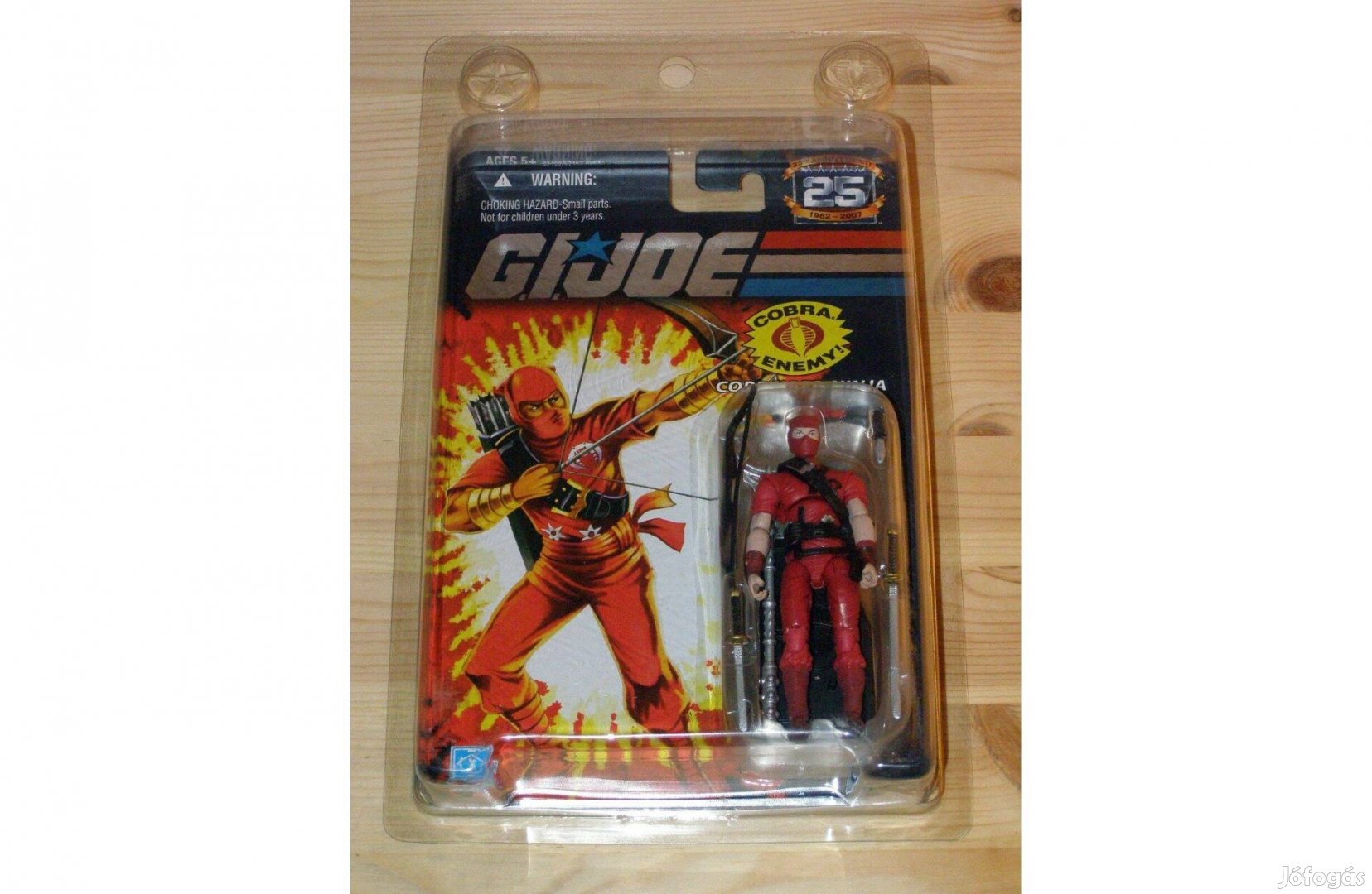 GI Joe 25th Anniversary 10 cm (3.75") Red Ninja (v2) figura