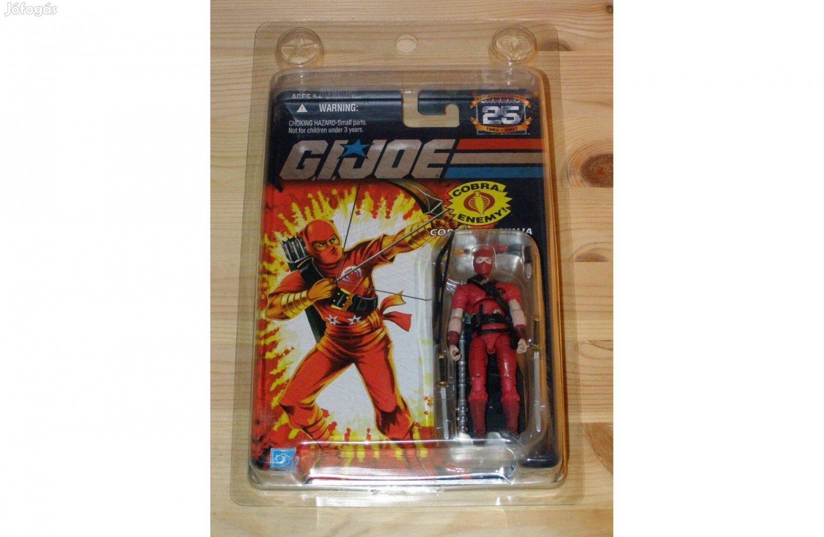 GI Joe 25th Anniversary 10 cm (3.75") Red Ninja (v2) figura