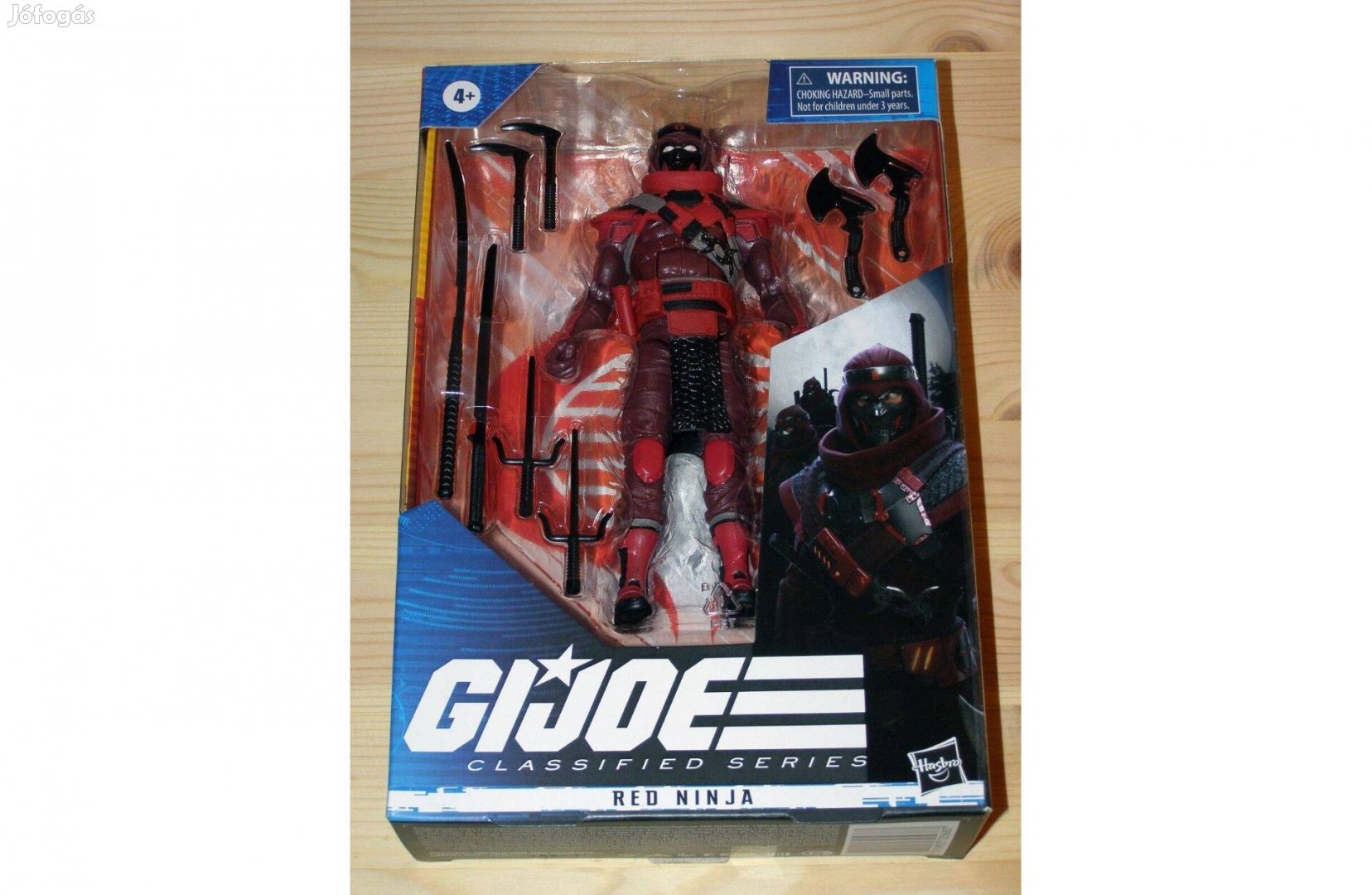 GI Joe Classified 15 cm (6") Red Ninja (Arashikage Clan) figura