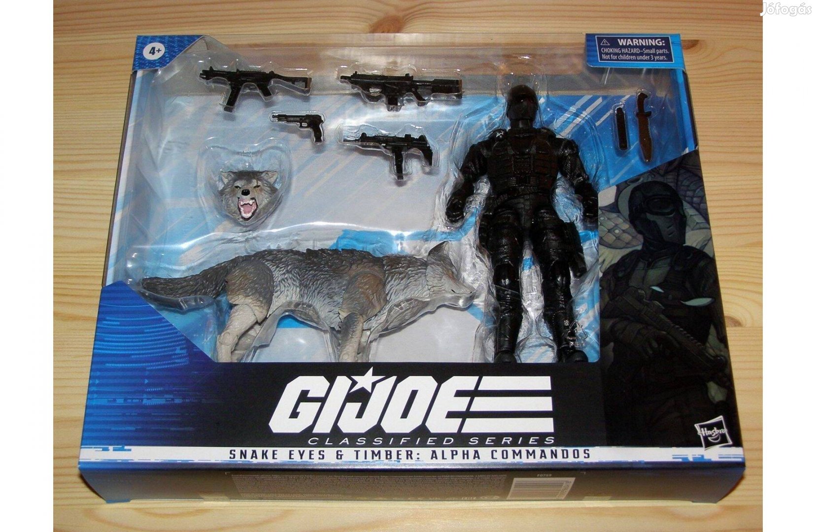 GI Joe Classified 15 cm (6 inch) Snake Eyes & Timber Wolf figura